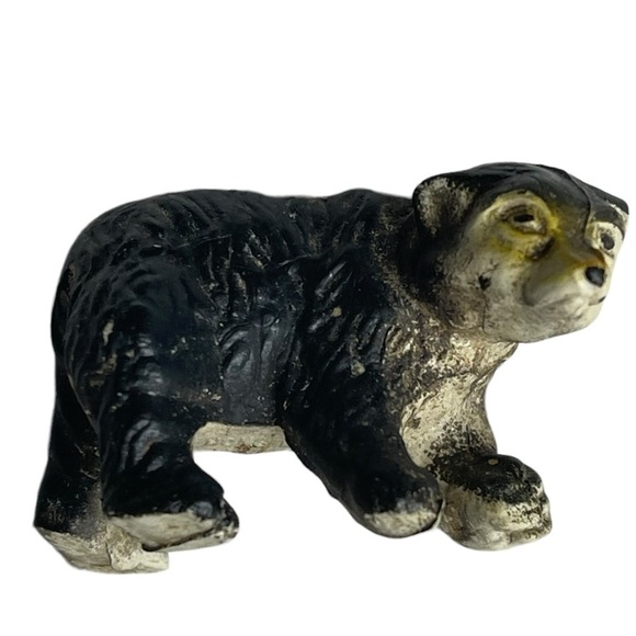 Antique CHIALU? Composite‎ BEAR Walking Vintage Animal Figure ~ Pre-Owned ~ EUC! - Picture 1 of 4